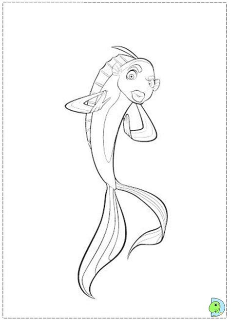 Shark Tale coloring page- DinoKids.org