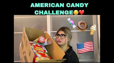 American Candy Challenge 🇺🇸 🍭 🍬 🍫 Youtube