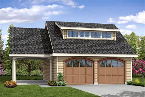 Traditional House Plans Garage Wcarport 20 107 Associated Designs