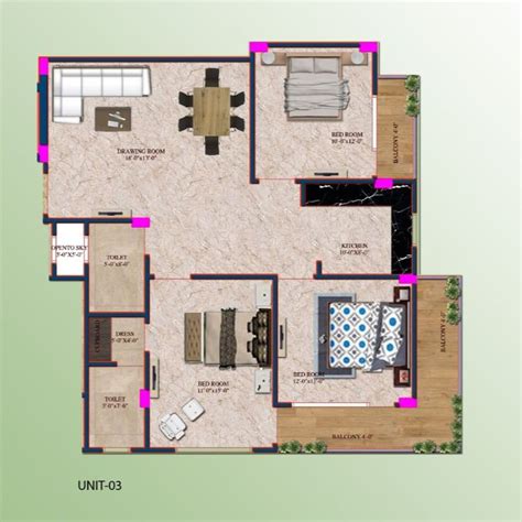 2 Bhk And 3 Bhk Flats In South Delhi Freehold Cctv Surveillance