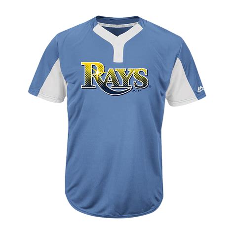 Use these free tampa bay lightning png #83167 for your personal projects or designs. Custom Tampa Bay Rays Two-Button Jersey - Tampa Bay Rays-MAI383