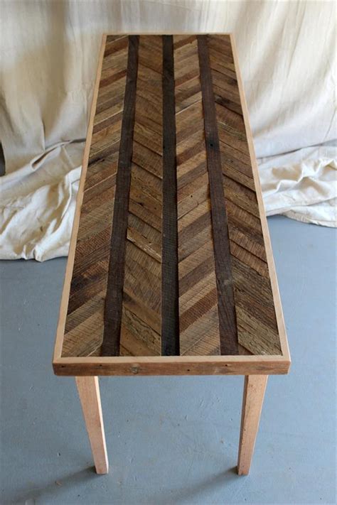 18v one+™ airstrike™ 18ga brad nailer. DIY Pallet Chevron Coffee Table | Pallet Furniture Plans