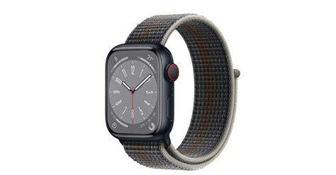 acheter apple watch series 8 gps cellular boîtier 41 mm en aluminium minuit bracelet sport