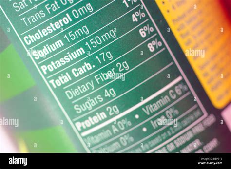 Total Sugars Hi Res Stock Photography And Images Alamy