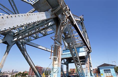 Rusting Steel Truss Bridge Victoria Canada Stock Photo Download Image