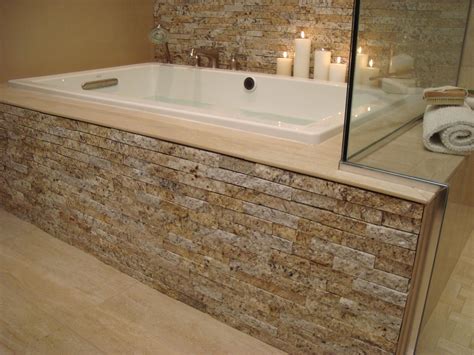 Sunset Blend surrounding a whirlpool tub. | Recycled ...