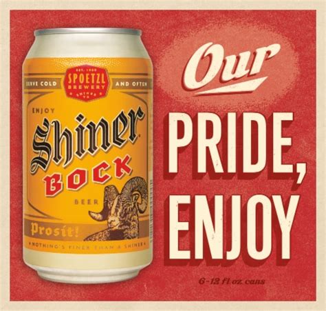 Shiner Bock Little Box O Bocks Beer 6 Cans 6 Cans 12 Fl Oz Kroger