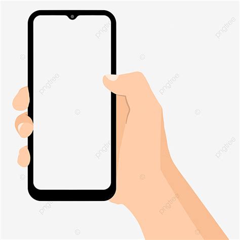 Hand Holding Phone Clipart Hd Png Hand Holding Phone Illustration