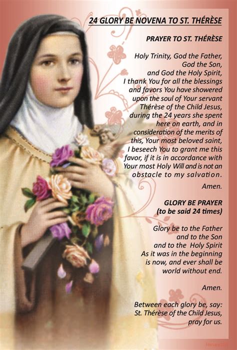 Lei Loves Life My Patron St Therese Of The Child Jesus Novena