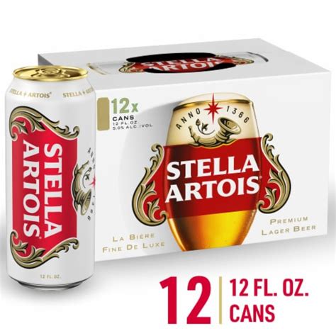 Stella Artois Premium Lager Beer 12 Pk 12 Fl Oz Kroger