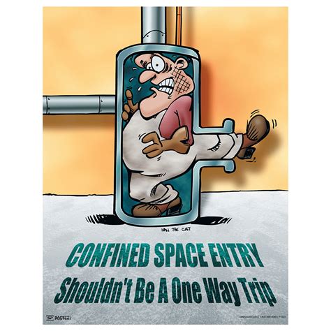 Safety Poster Confined Space Entry Cs999425