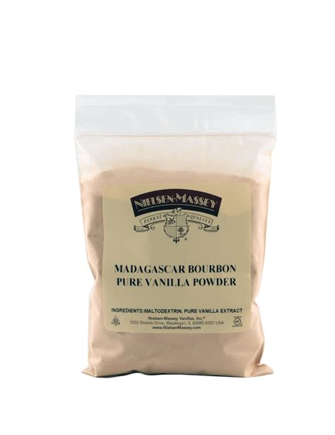 Madagascar Bourbon Pure Vanilla Powder Bulk Sizes Nielsen Massey Vanillas