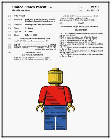 Lego Man Patent Digital Art By Finlay Mcnevin Fine Art America