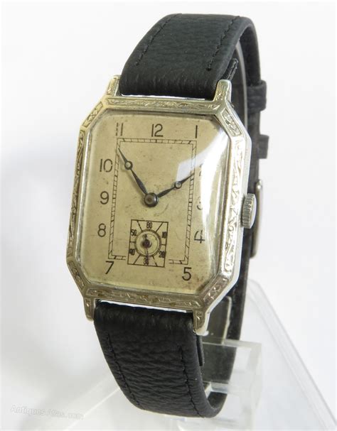 Antiques Atlas Gents Antique Silver Wrist Watch 1928
