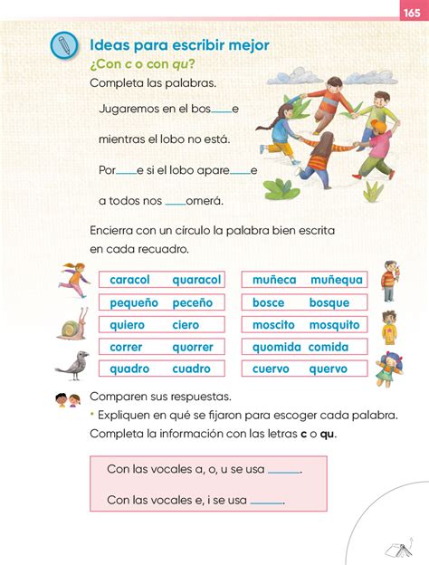 Lengua Materna Español Segundo Grado 2020 2021 Página 165 De 225