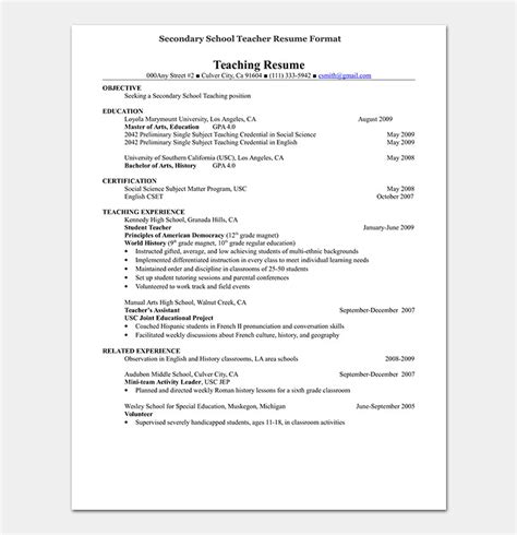 Top fresher teacher cv examples + how to tips and tricks that will help your resume jump to the top of job applicants in the industry. Resume format for Kindergarten Teacher Fresher ...