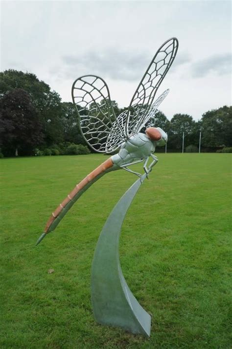 Moorland Garden Hotel Dragonfly Sculpture 2012 By Thrussell And