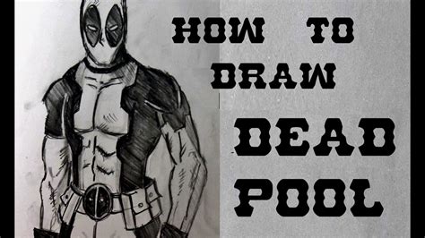 Learn how to draw deadpool's mask. Ep. 31 How to draw Deadpool Part 1 of 2 - YouTube