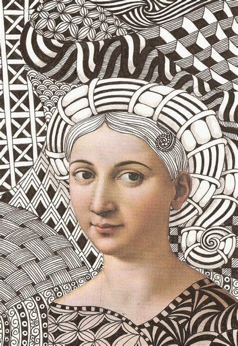 Patternprints Journal It Le Bellissime Zentangle Ladies Di Banar