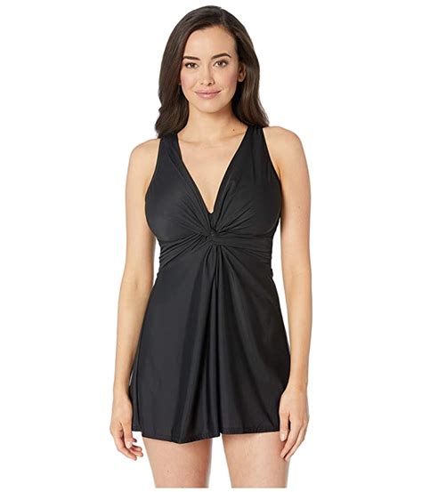 Miraclesuit Solid Dd Cup Marais One Piece Swimdress Zappos