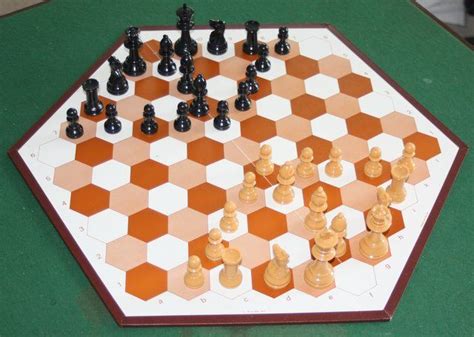 Hexagonal Chess Set Chess Variantboard Game Chess Game Board