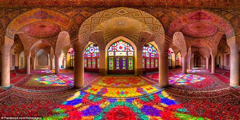 Stunning Images Showcase The Beauty Of Iranian Mosques Daily Mail Online