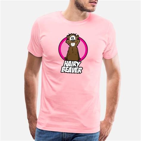 Hairy Beaver Mens Premium T Shirt Spreadshirt