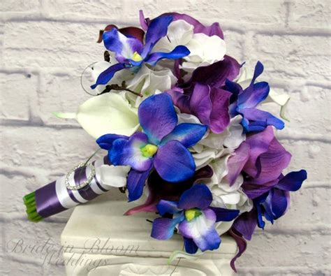 Decor Blue Orchid Wedding Bouquet 2639660 Weddbook
