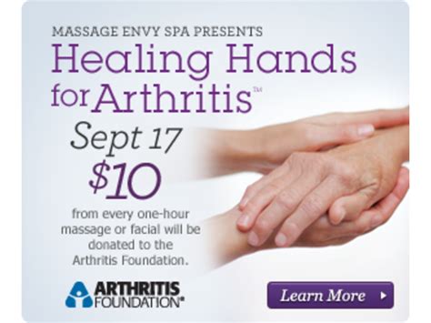 Massage Envy Spa And Arthritis Foundation Host Annual Healing Hands For Arthritis Event In