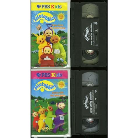 Here Come And Dance With The Teletubbies 2 Vhs Tapes Pbs Kids Video