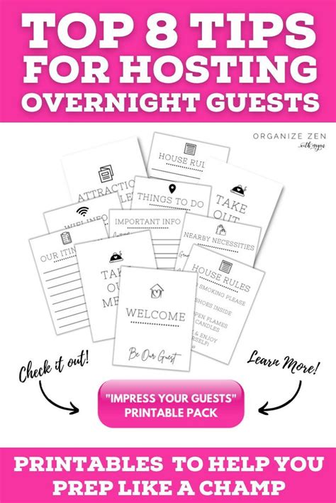 How To Prepare For Hosting House Guests For An Overnight Weekend Or