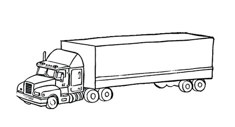 Sunflower coloring pages farm coloring pages dinosaur coloring pages car design sketch truck design football coloring pages sous bock truck tattoo truck art. Kolorowanka Tir z naczepą do druku