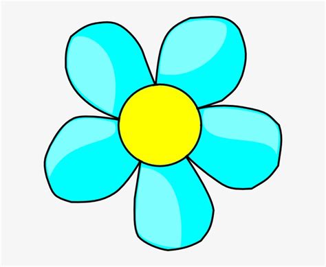Flower Clipart With Transparent Background Blue Flowers Clip Art