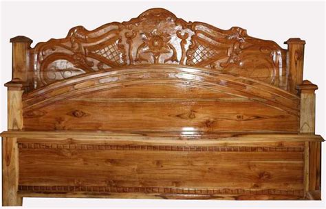 Your teak wood bed also comes with ample storage, and with large, luxurious headboards if that is what you need. teak wood carving king size bed