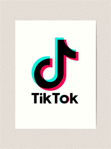 Tik Tok Art Print By Banbon1 Redbubble