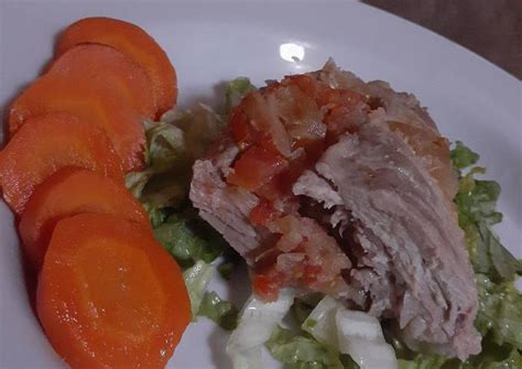 Matambre De Cerdo Adobado árabe 🍋😉 C Zanahorias Caramelizadas Receta