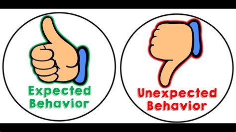 Expected and Unexpected Behaviors - YouTube