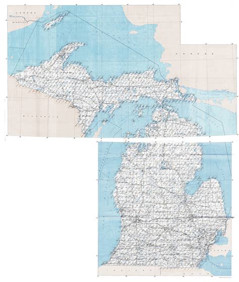 Michigan Topographic Index Maps Mi State Usgs Topo Quads 24k 100k 250k