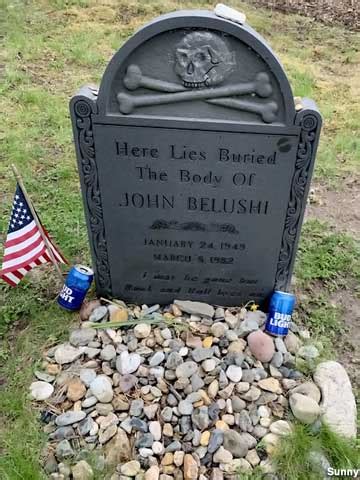 The official instagram account of #johnbelushi run by judy belushi & the belushi estate linktr.ee/johnbelushi. Chilmark, MA - Grave of John Belushi