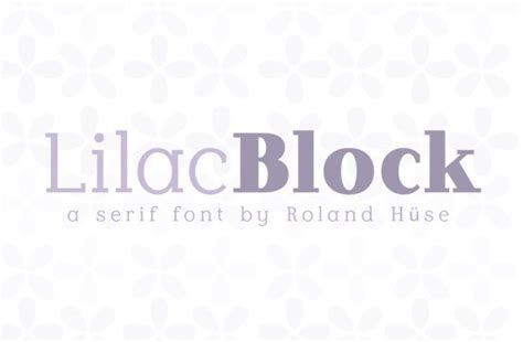 Lilac Block Serif Font All Free Fonts