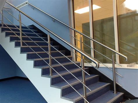 Give Your Staircases Look Modern With Stainless Steel Handrails Dan330