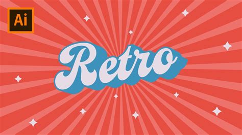 Vintage Retro Text Typography Adobe Illustrator Youtube
