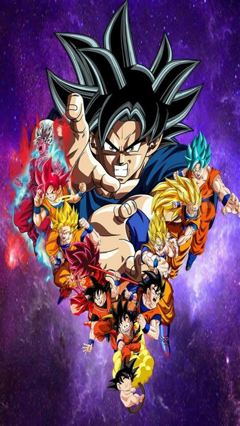 Goku All Forms Dragon Ball Super Dragon Ball Super Manga Anime