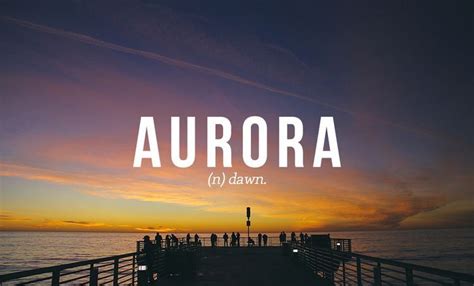 Aurora Latin Beautiful Words In English Most Beautiful Words