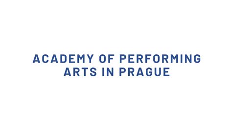 Academy Of Performing Arts In Prague Art Schools Reviews