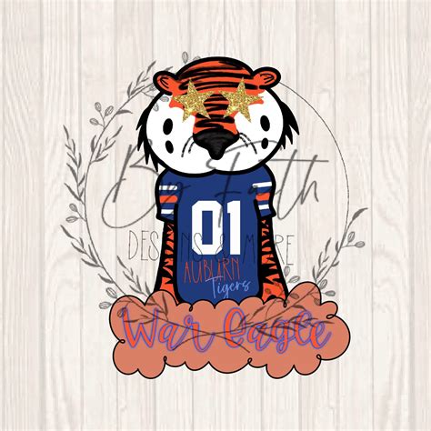 Aubie Auburn Tigers Png Auburn Tigers Football Auburn Tigers Etsy