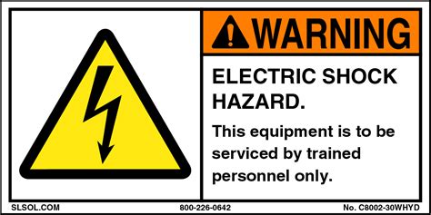 Warning Electric Shock Hazard