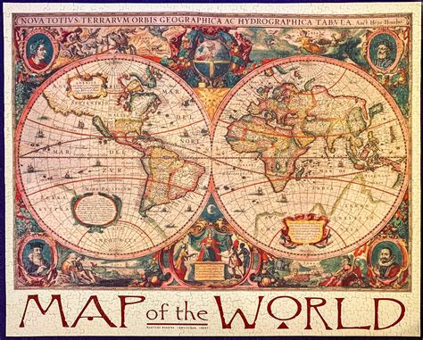 Old Map Of The World In 1500