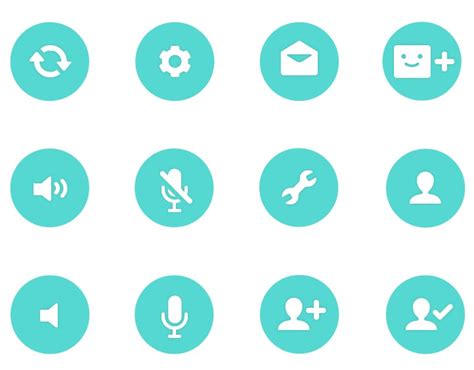 Free 12 Flat Round Icons Psd Titanui