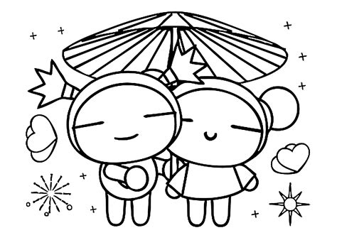 Coloring pages for children : Pucca - Coloring Pages For Kids And For Adults - Coloring Home